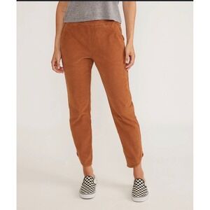 Marine Layer Women's Corduroy Allison Pant Tan Sz L